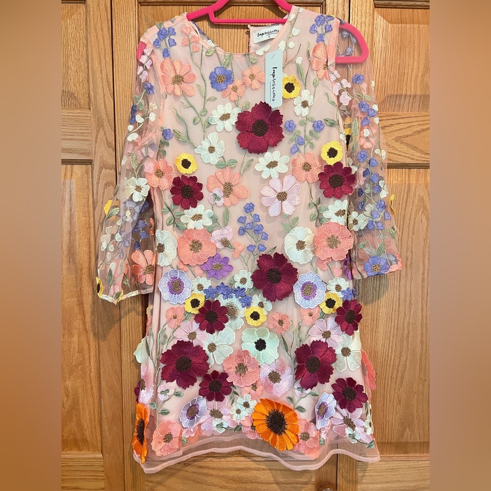 NWT floral mini dress